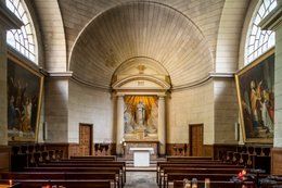 5th-arrondissement;-Candlesticks;-Church-of-Saint-Médard;-Flamboyant-Gothic;-France;-Gothic-architecture;-Historic-monument;-Kaleidos;-Kaleidos-images;-La-parole-à-limage;-Marian-chapel;-Marian-monogram;-Mouffetard-district;-Paris;-Places-of-worship;-Religious-heritage;-Religious-paintings;-Rue-Mouffetard;-Semi-domed-vault;-Stories-Pictures;-Tarek-Charara;-Wooden-benches